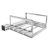 Churrasqueira Gira Grill Regulável- Inox - 5 Espetos Giratórios