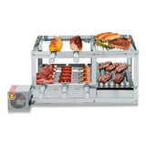 Churrasqueira Giragrill 60cm Inox Grelha Argentina