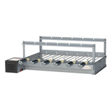 Churrasqueira Giratória 6 Espetos Itagrill espeto Grelha Cor Prateado 127v 220v
