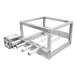 Churrasqueira Giratória Grill Inox 4 Espetos Bivolt