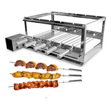 Churrasqueira Giratória Inox Grill 5 Espetos