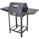 Churrasqueira Grill A Bafo Pintada A Gás 2 Queimadores