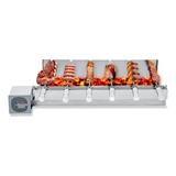 Churrasqueira Grill Gira Inox Kit Baixo Artinox Grill 6 Esp