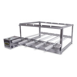 Churrasqueira Grill Giratória Em Inox Com 5 Espetos Girator