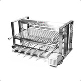 Churrasqueira Grill Grelha Parrilha Elevatória C 6 Espetos