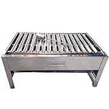Churrasqueira Inox Com Grelha Argentina Mini Parrilla