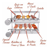 Churrasqueira Inox Gira Grill 9 Espetos