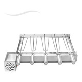 Churrasqueira Inox Gira Grill Baixo 5 Espetos Bivolt