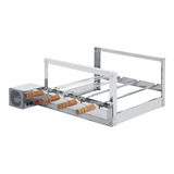 Churrasqueira Inox Giratoria 1 Motor Gira 04 Esperos Grill