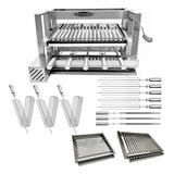Churrasqueira Levante Grill 715 Grelha Espetos Inox Itajobi 