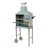 Churrasqueira Móvel Churrasco Brasileiro C 800ik 60cm De Largura 27cm De Profundidade