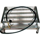 Churrasqueira Portátil A Gás Mangueira Grill Facil Limpeza