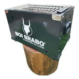 Churrasqueira Portatil Catfer Grande De Inox Laranja Praia