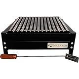 Churrasqueira Portátil Móvel Com Grelha Argentina Modelo Pueblo Grill
