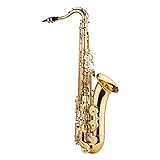 Chusui Sib Tenor Saxofone Sax Corpo Latão Ouro Superfície Lacada Instrumento De Sopro Com Bolsa De Transporte Luvas Pano De Limpeza Escova Sax Alças Pescoço