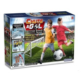 Chute A Gol 02 Traves 02 Redes 01 Bola Brinquedo Infantil