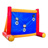 Chute A Gol Inflável Colorido Brinquedo Locação Diversão