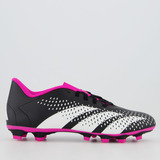 Chuteira adidas Predator Accuracy 23 4 Fxg Campo Preta pink