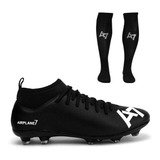 Chuteira Botinha A7 Meião Preto Kit Gol Envio