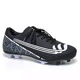 Chuteira De Campo Botinha Preta Blank Star Cano Alto Com Solado Costurado Original -br-footwear-size-system- Adult- Numeric- Numeric-38-