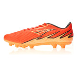 Chuteira Infantil Campo Líder Y 5 Penalty Cor Vermelho laranja preto Tamanho 36 Br