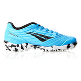 Chuteira Infantil Society Matis Xxi Penalty Cor Celeste Preto Tamanho 36