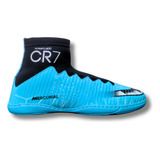 Chuteira Masculino Cano Alto Botinha Cr7 Futsal Quadra