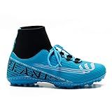 Chuteira Society Botinha Azul Blank Star Cano Alto Com Solado Costurado -br-footwear-size-system- Adult- Numeric- Numeric-35-
