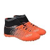 Chuteira Society Botinha Nova Campo Sintético Cano Alto Uzze Sport -Laranja- 39-