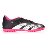 Chuteiras De Futebol adidas Predator Accuracy 4 Cor Cblack Ftwwht Teshpk Com Sola Borracha Adequada Para Grama Sintética Sem Gênero 38 Br