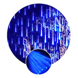 Chuva Meteoro Cascata 8 Tubos 384 Leds Natal Bivolt 50cm