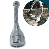 Chuveirinho Ponta De Torneira Cozinha Com Extensor Prolongador Inox Bico Arejador Abs Gourmet Com 3 Tipos De Jato Dona D cor