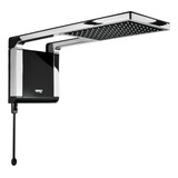 Chuveiro Acqua Storm Ultra Eletrônico Preto cromado 127v 5500w Lorenzetti