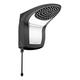 Chuveiro Elétrico De Parede Lorenzetti Acqua Ultra Jet Preto cromado 6800w 220v