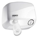 Chuveiro Elétrico De Parede Lorenzetti Jet Turbo Multitemperaturas Branco 5500w 127v