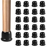 CHWM Protetores De Piso De Perna De Cadeira De Silicone Extra Pequenos Com Feltro Embrulhado Tampas De Perna De Cadeira Copo De Pés De Perna De Móveis De Silicone Anti Arranhões E Anti Ruído 24 Uni