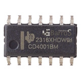 Ci Smd Cd4001 Cd4001bm Sop14 Original