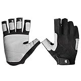 CIADAZ Luvas De Escalada Unisex Esporte Luvas De Meio Dedo Luvas De Escalada Para Ao Ar Livre Escalada De Montanha Caminhadas Pesca