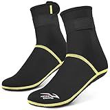CIADAZ Meias De Mergulho 3mm Neoprene Beach Water Meias Térmicas Wetsuit Boots Meias De Mergulho Antiderrapantes Para Rafting Snorkeling Vela Natação