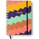 Cicero Agenda Planner Wire O 2023 Orla Semanal Notas A5 Paraty Maré Alta Modelo 0227 Cor Colorido