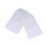 Ciieeo 10 Pcs Saco De Armazenamento De Lápis Protetor De Bolso Resistente Protetor De Bolso De Jaleco Organizador De Estojo Camisas Brancas Calças Transparentes Caneta Branco