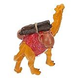 Ciieeo Camelo Mini Simulação Decoração Animal Modelos Brinquedo Figura De Camelo De Jardim Escultura Em Miniatura De Camelo Deserto Decorar Decorações Estátua