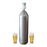 Cilindro Co2 4kg Fino cheio Chopeira Carbonatação Aquario