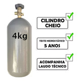 Cilindro De Co2 4kg Cheio Chopp Aquário Solda Carbonatação