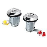 Cilindro De Fechadura De Porta De Carro Cilindro De Fechadura De Porta Direita Esquerda Com 2 Chaves YE05506A Substituição Para MITSUBISHI L200 2001 2005