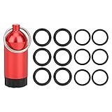 Cilindro De Mergulho O Rings Mini Tanque Chaveiro Válvula De Cilindro De Mergulho Anel De Vedação Kit De Mergulho Natação Segurança Ao Ar Livre Para Natação Válvulas De Cilindro Red 