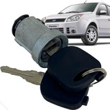 Cilindro Ignição Com Chave Transponder Chip Fiesta Ecosport