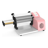 Cilindro Laminador De Pasta Americana 37cm 220v Rosa Mousse