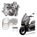 Cilindro Motor Kit Nmax160 Pistao Anel Pino Trava Rt