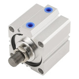 Cilindro Pistão Pneumático Dupla Ação Compacto 32 X 25 Macho